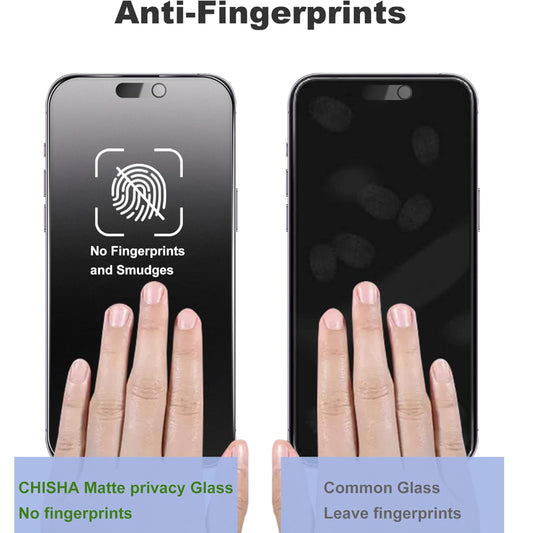 2X Strengthen 360° HD Anti-Spy Tempered Glass Screen Protector For iPhone 13-17 Series