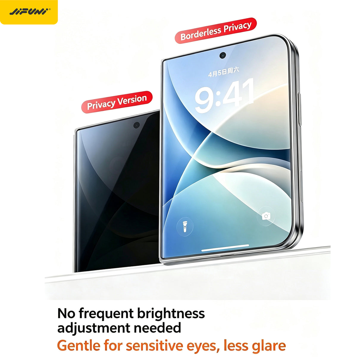 iPhone DUO 2X Strengthen 360° HD Anti-Spy Tempered Glass Screen Protector