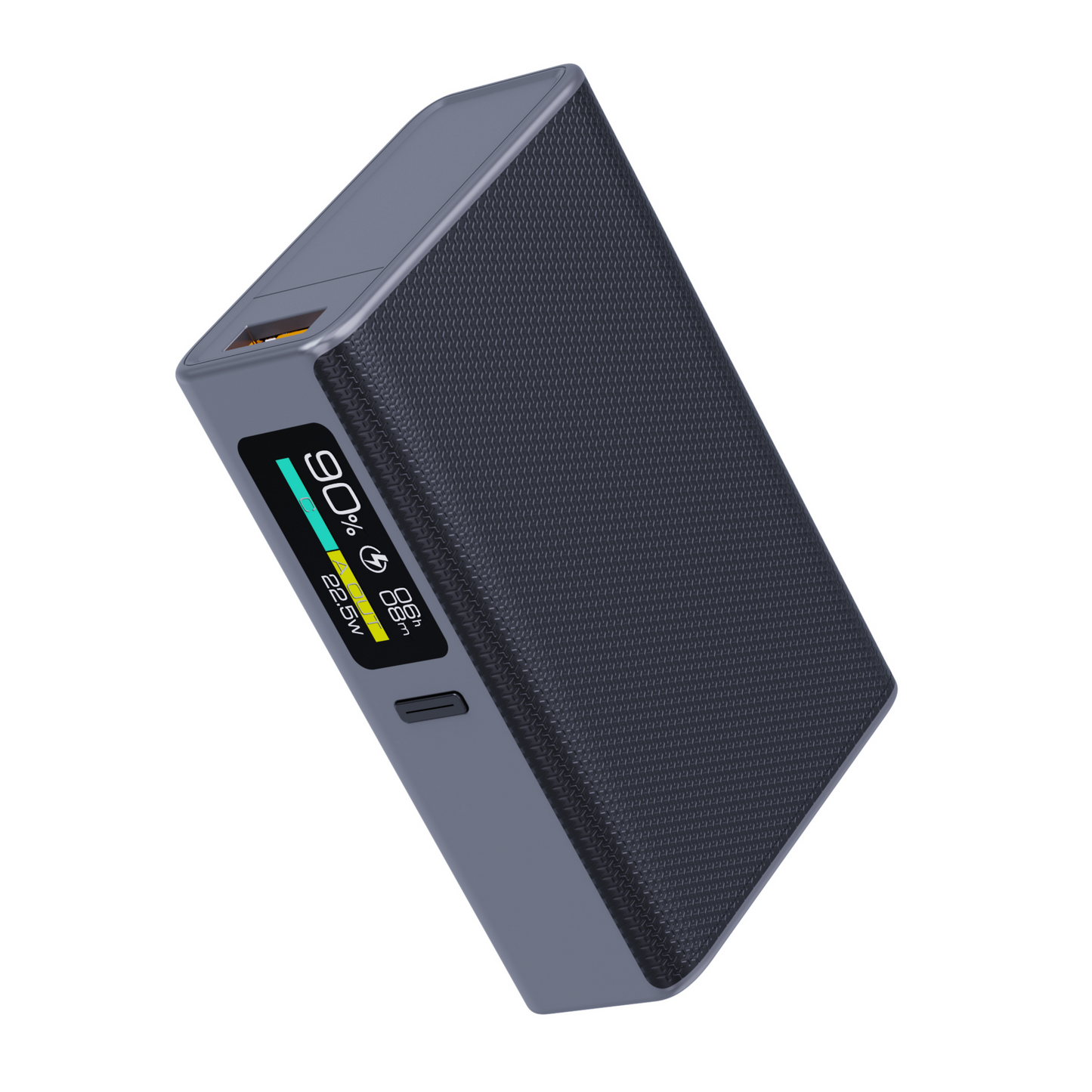 ITC-T2410, 10000mAh Power Bank with Smart Display, Anti-Fingerprint, 22.5W Fast Charge