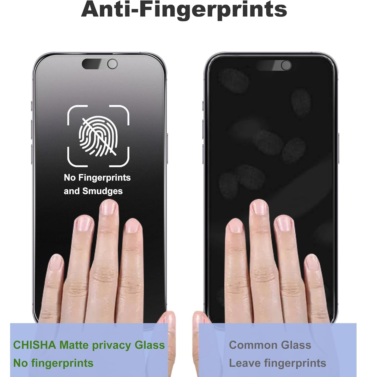 2X Strengthen 360° HD Anti-Spy Tempered Glass Screen Protector For iPhone 13-17 Series