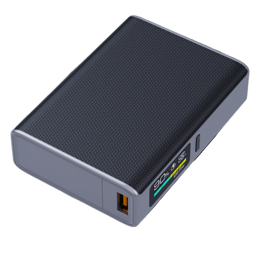 ITC-T2410， 10000mAh Power Bank with Smart Display, Anti-Fingerprint, 22.5W Fast Charge