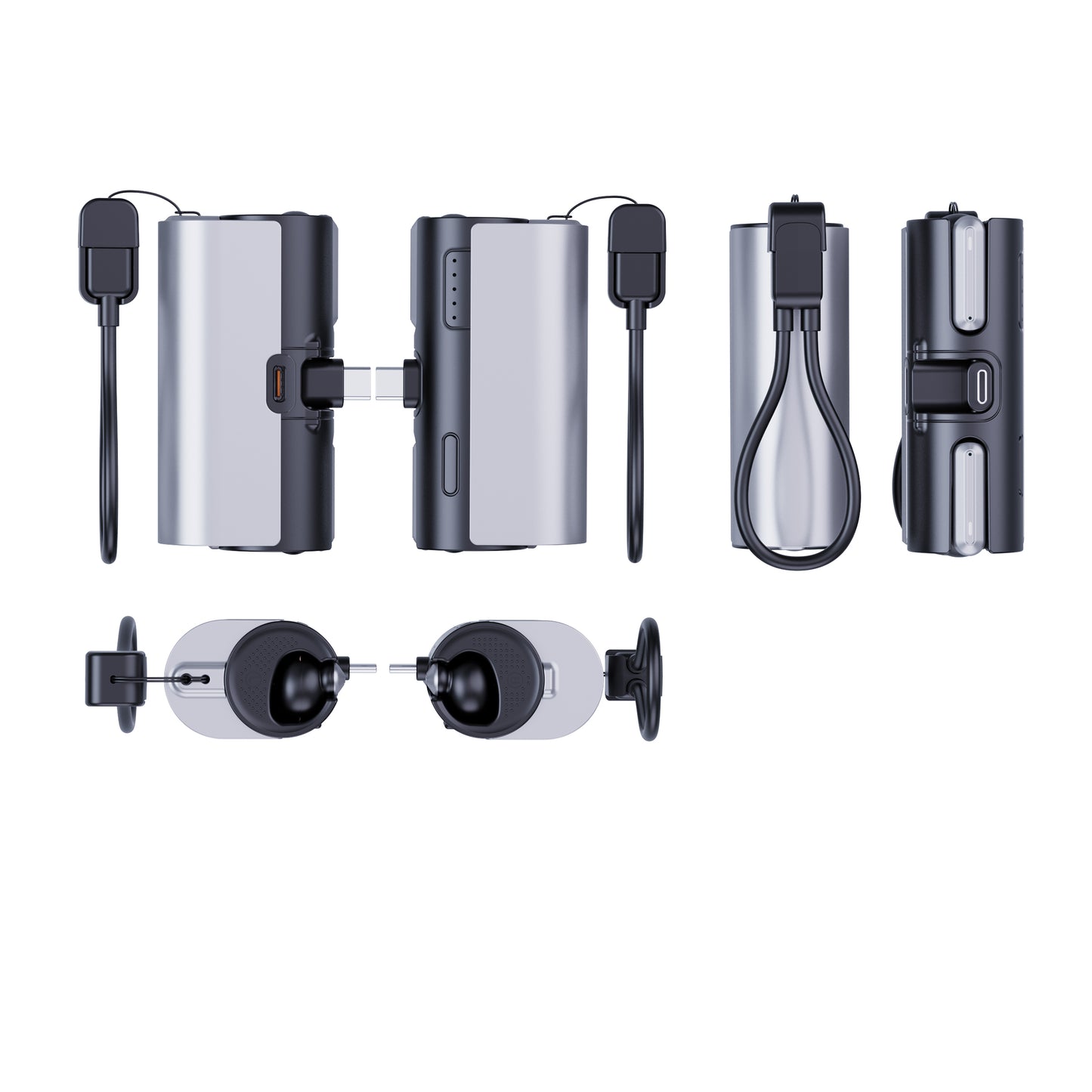 ITC-PZ03TWS，5000mAh 2-in-1 Power Bank & TWS Earbuds with 22.5W Fast Charge, Compact & Portable