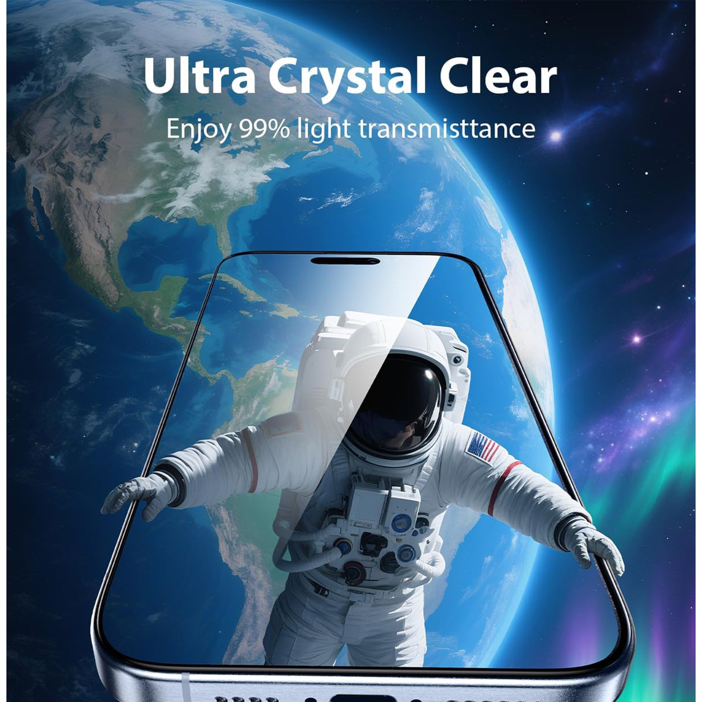 2X Strengthen 95% AR CSG High Alumina Tempered Glass Screen Protector For iPhone 13-17 Series