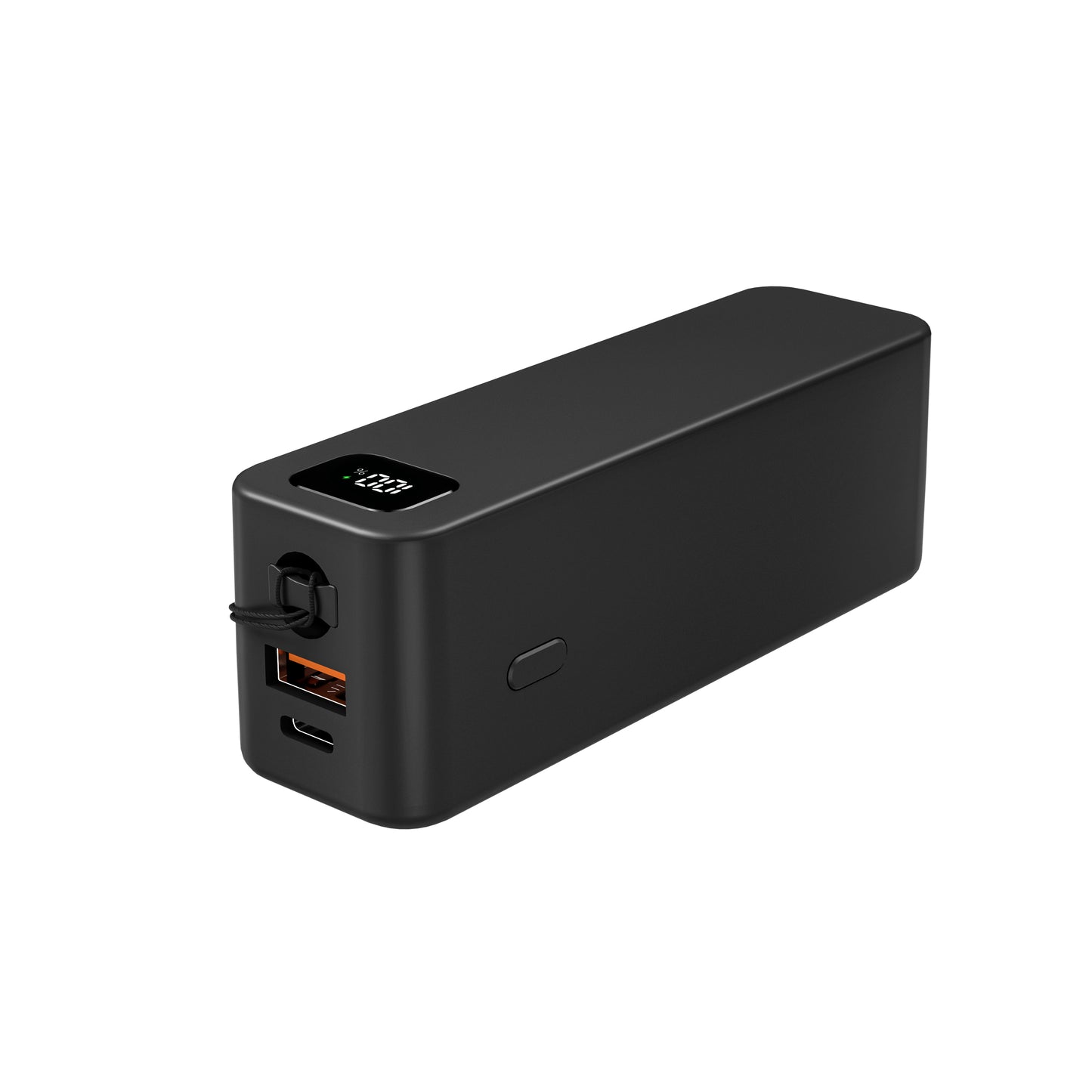 ITC-AC01， 5000mAh Power Bank with AC Plug, Lanyard Cable & LED Display