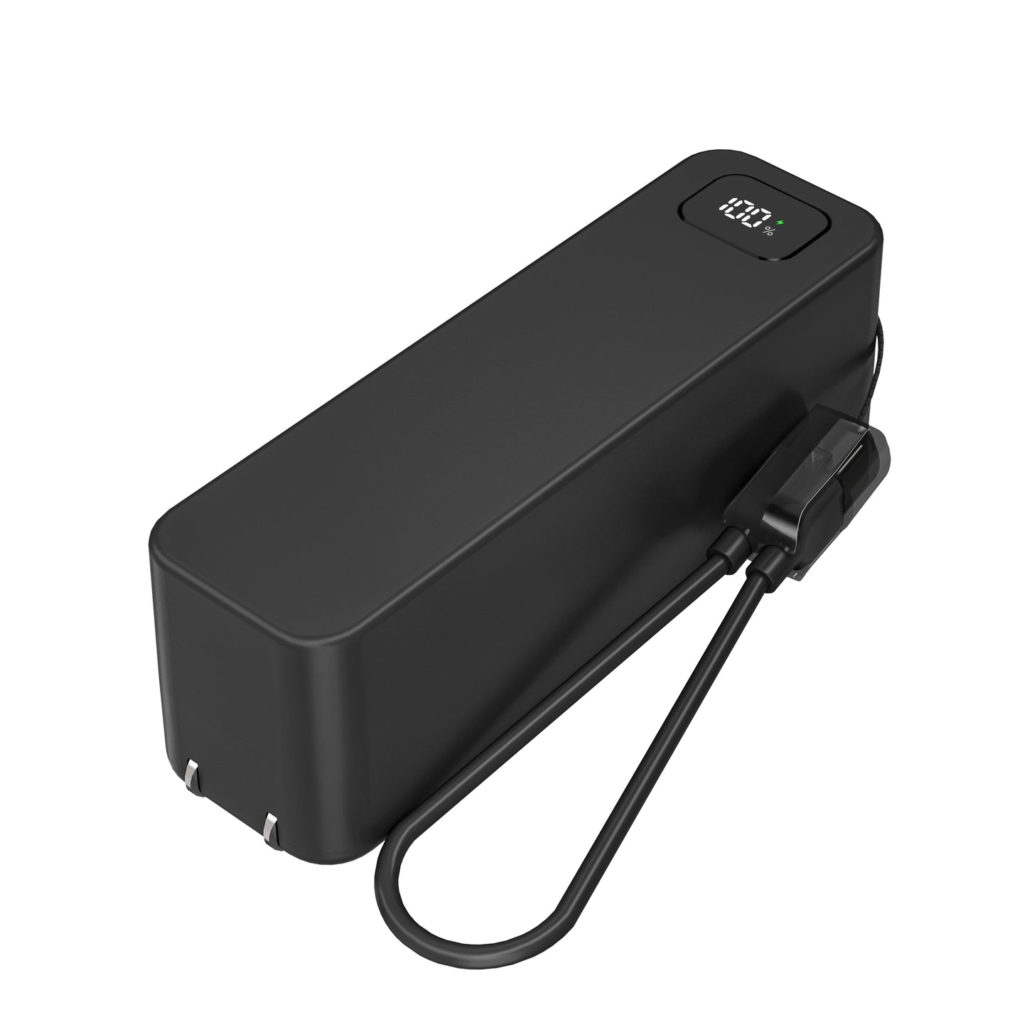 ITC-AC01， 5000mAh Power Bank with AC Plug, Lanyard Cable & LED Display