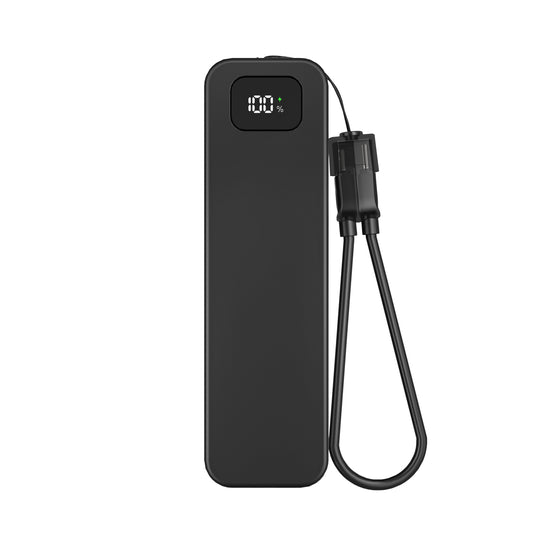 ITC-AC01， 5000mAh Power Bank with AC Plug, Lanyard Cable & LED Display
