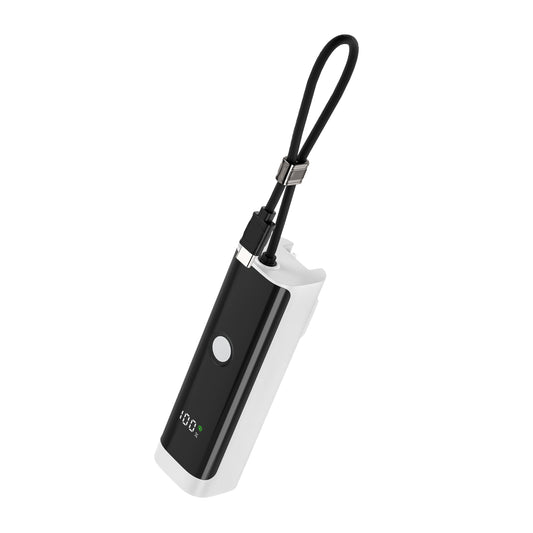 ITC-AP01， 5000mAh Power Bank with Built-in AC Plug, Optional Cable, LED Display & Transparent Panel