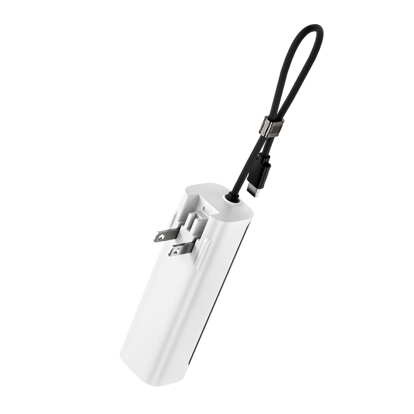 ITC-AP01， 5000mAh Power Bank with Built-in AC Plug, Optional Cable, LED Display & Transparent Panel