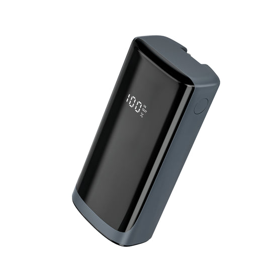 ITC-AP02， 10000mAh All-in-One Power Bank with AC Plug, Dual Built-in Cables, Dual Outputs & LED Display