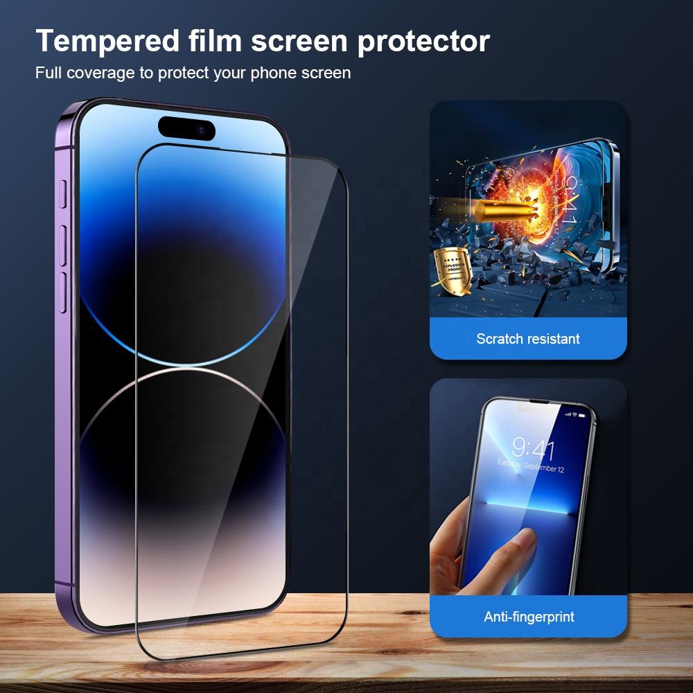 Super Anti-Spy Tempered Glass 28° Privacy Screen Protector for iPhone 12-17 Series