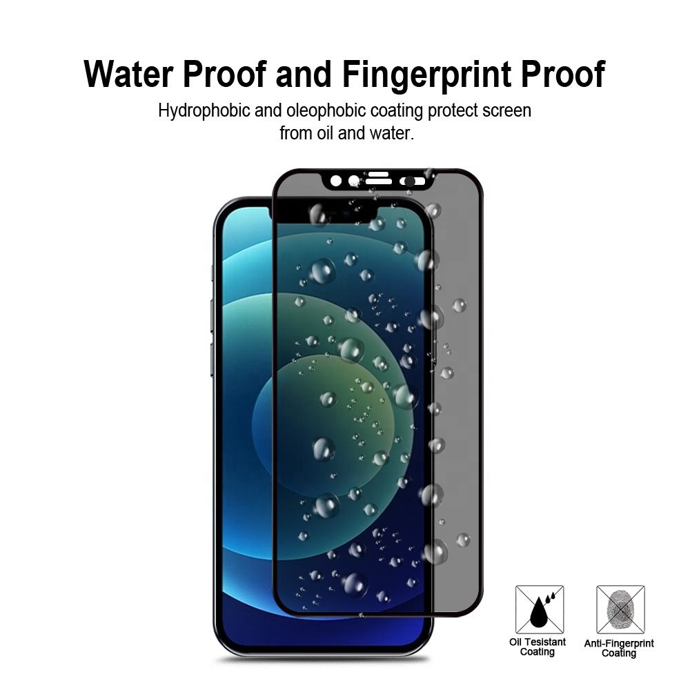 0.4mm Boundless Large Arc 26° Anti-Spy Tempered Glass Screen Protector For iPhone 12-17 Series