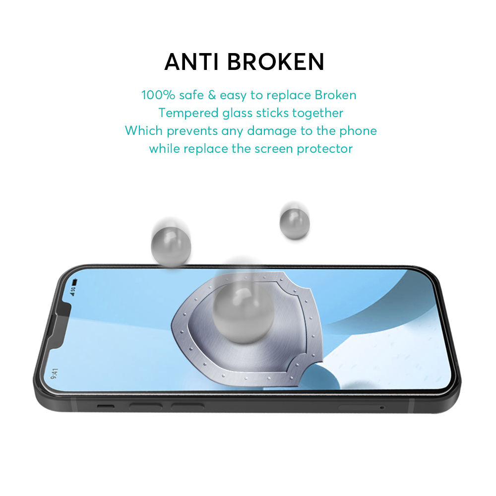 0.4mm Boundless Large Arc HD Tempered Glass Screen Protector For iPhone 12-17 Series