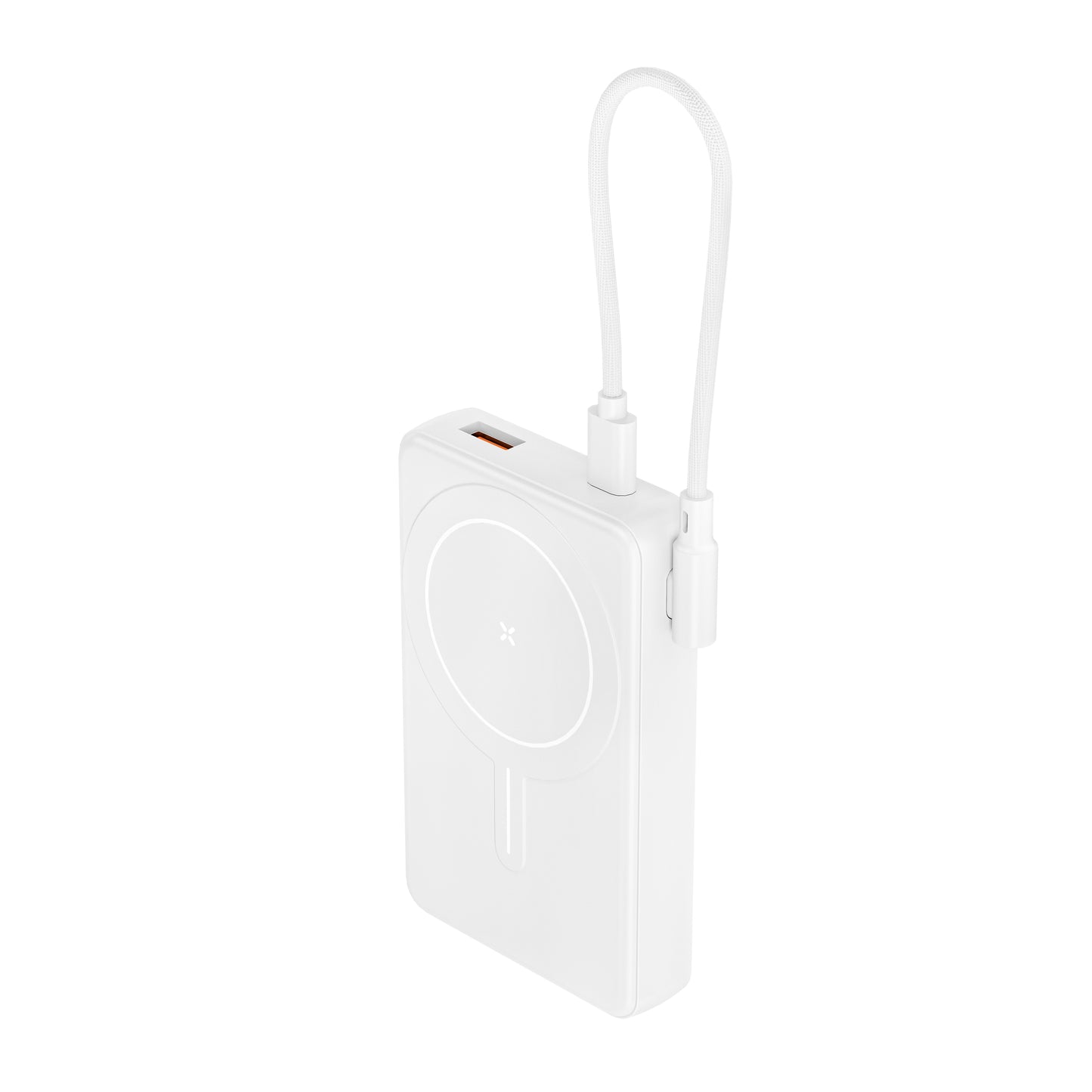 ITC-MACC10LH，10000mAh Power Bank with 15W Wireless Charging, 22.5W Fast Charge, Detachable Cable & Stand