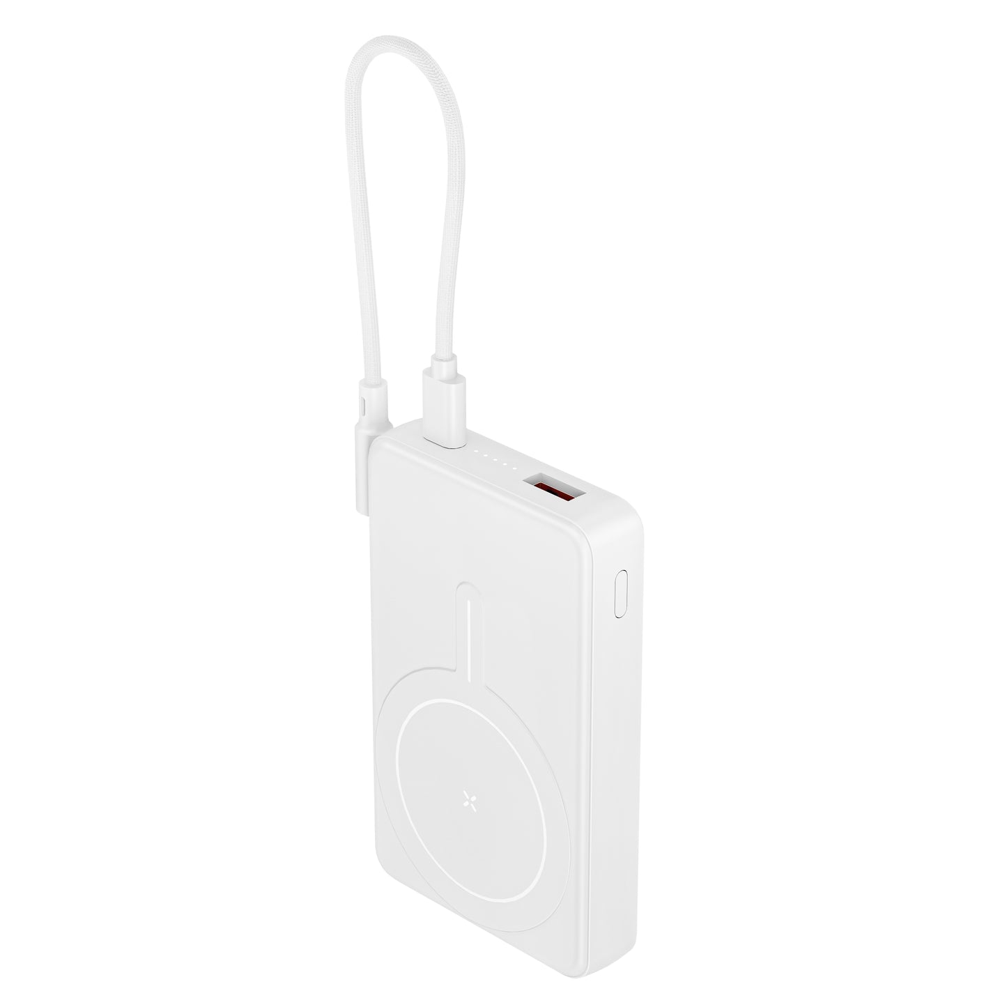 ITC-MACC10L，10000mAh Slim Magnetic Wireless Power Bank, 22.5W Fast Charge, Multi-Port with Detachable Dual Type-C Lanyard