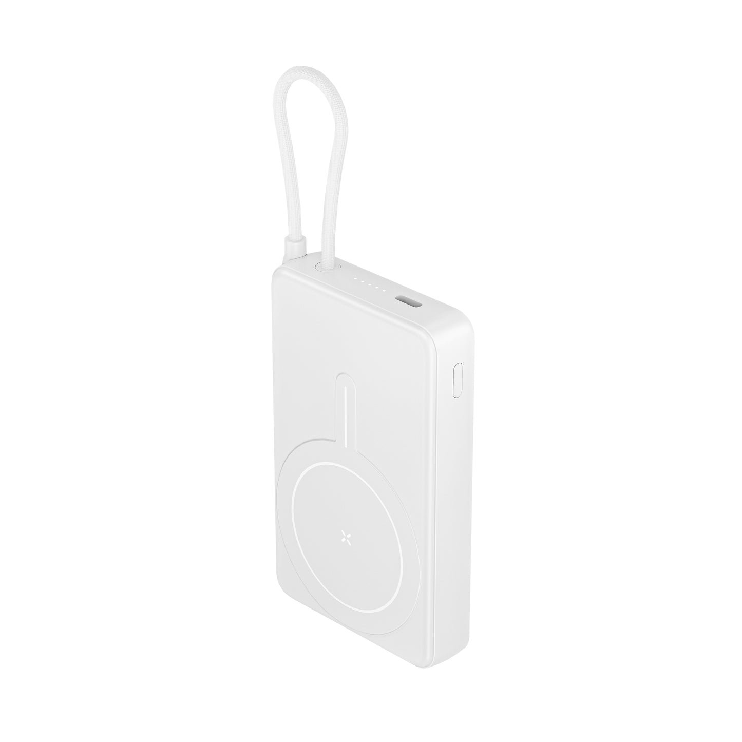ITC-MCC10L，10000mAh Magnetic Wireless Power Bank, 22.5W Fast Charge with Built-in Cable