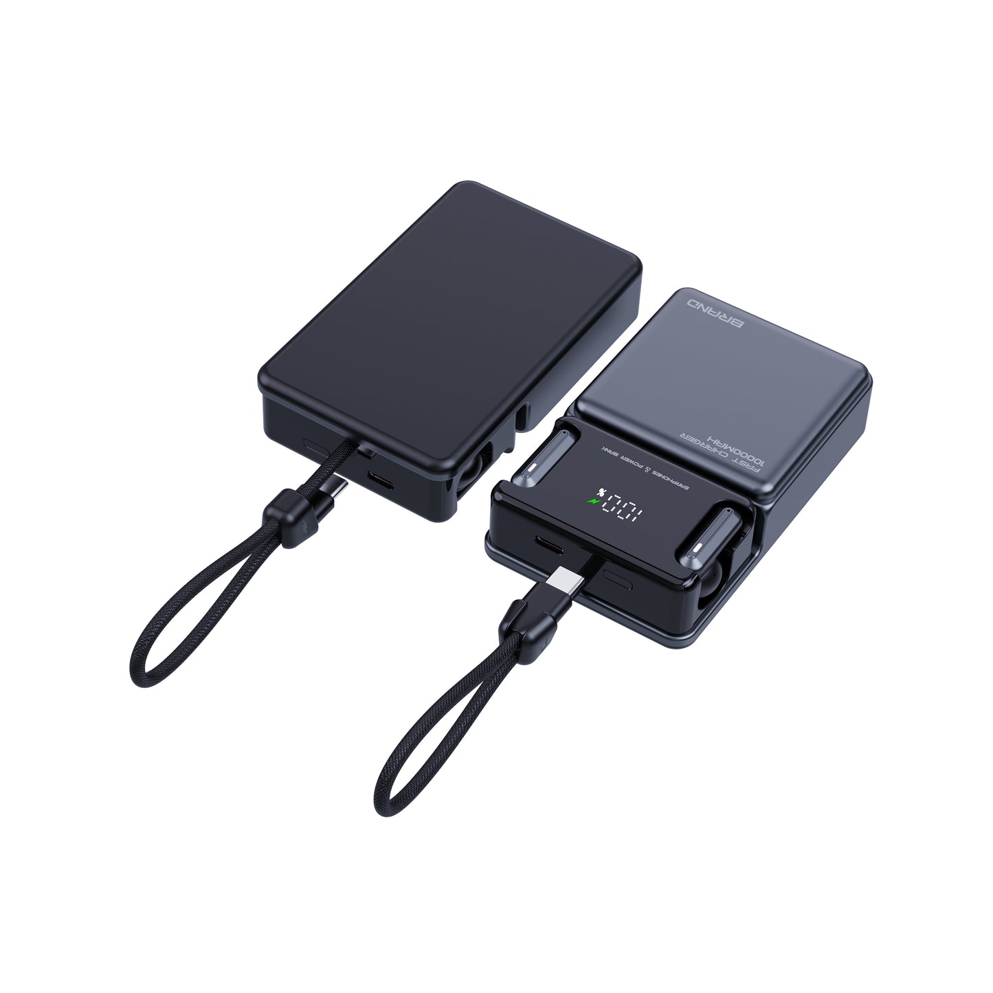 ITC-PBW01,10000mAh 22.5W Power Bank with Built-in TWS Earbuds