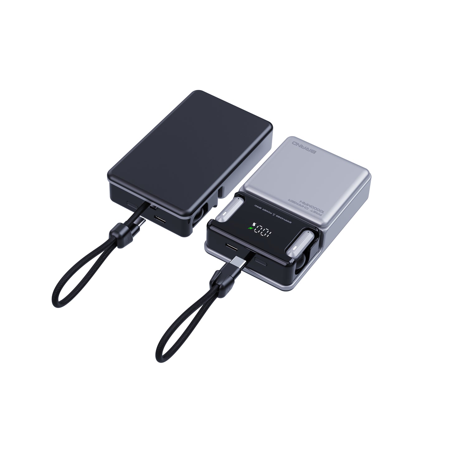 ITC-PBW01,10000mAh 22.5W Power Bank with Built-in TWS Earbuds