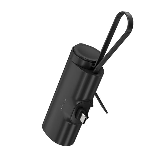ITC-PW01， 5000mAh Plug-in Power Bank with Watch Wireless Charger & Phone Stand