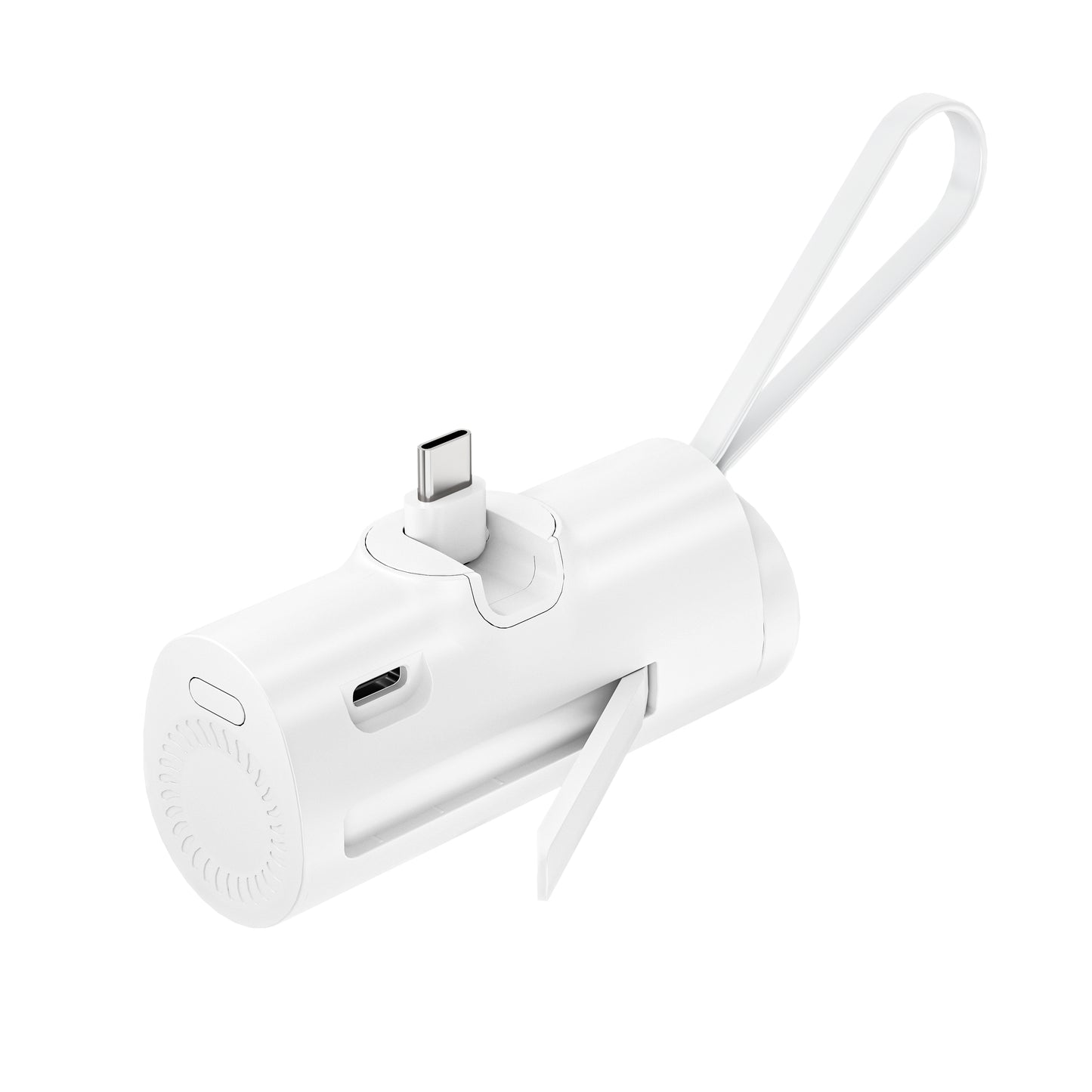 ITC-PW01， 5000mAh Plug-in Power Bank with Watch Wireless Charger & Phone Stand